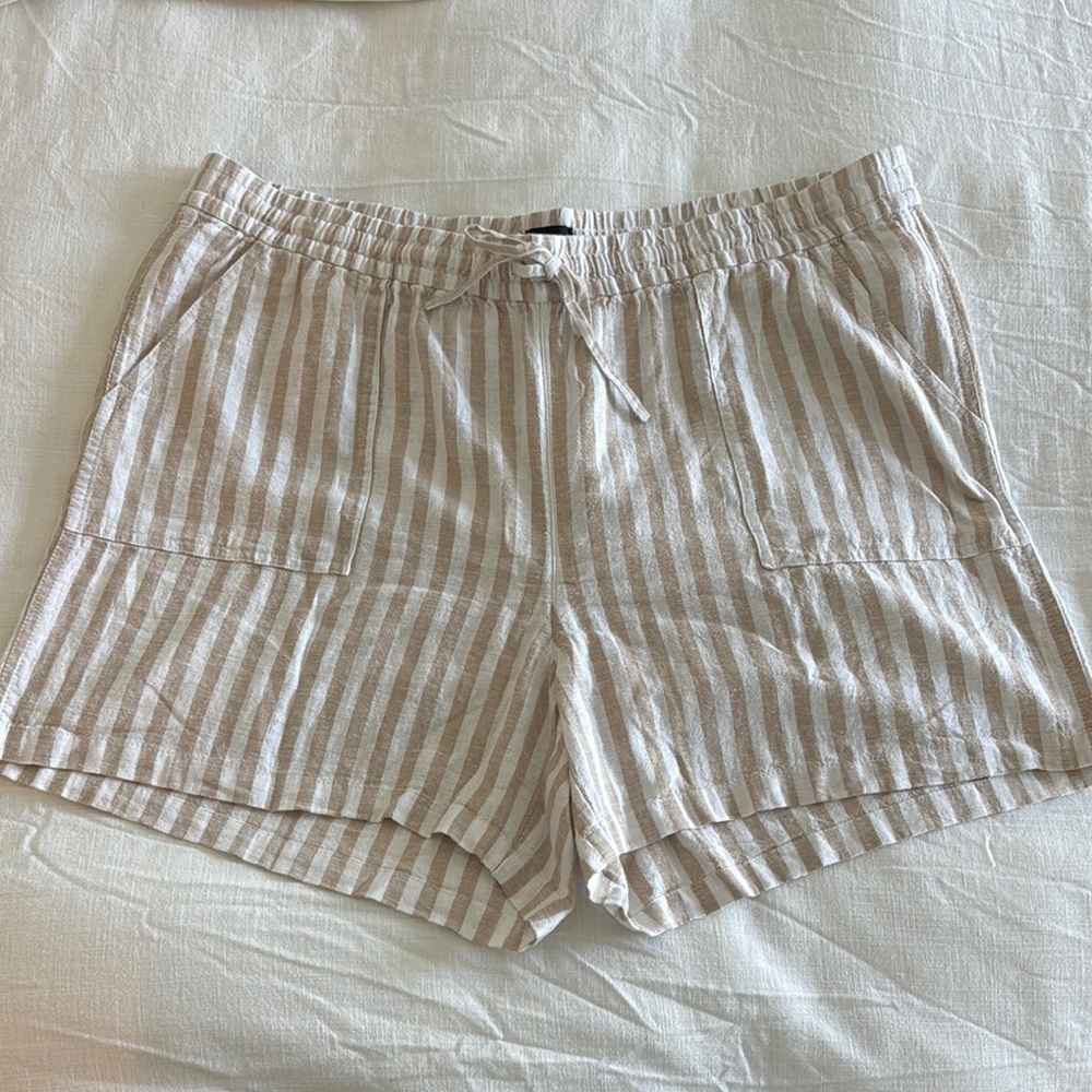 J. Crew Linen Striped Women's Shorts